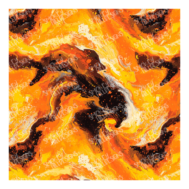 PatternPly® Full Coverage Abstract 70s Ink