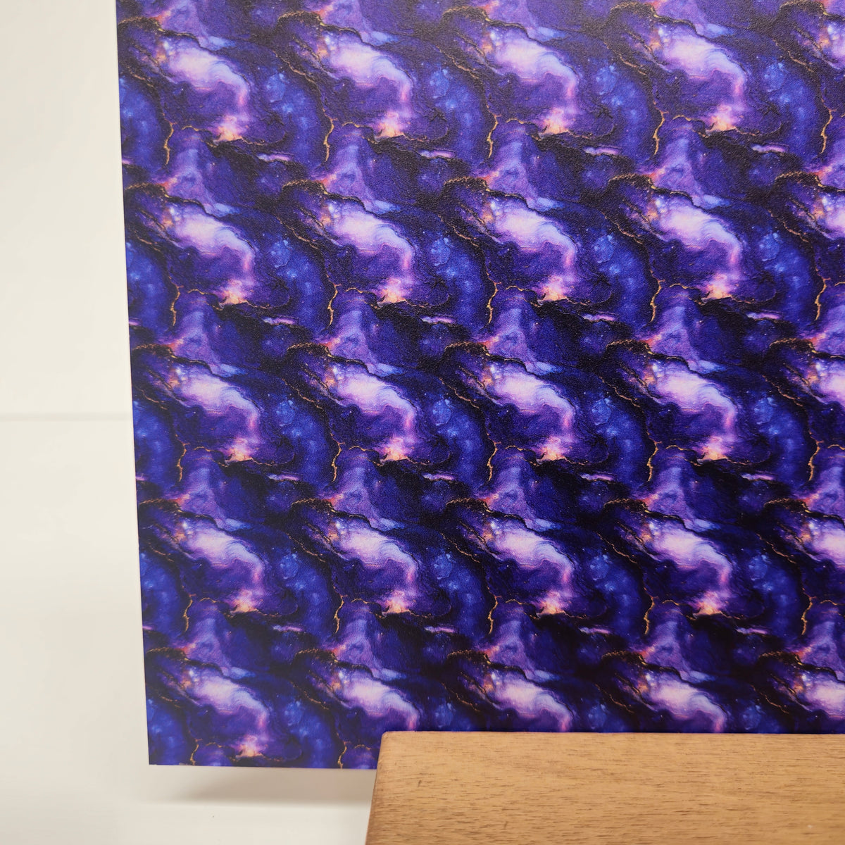 PatternPly® Full Coverage Mini Abstract Galaxy Alcohol Ink sheet showing the pattern