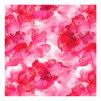 PatternPly® Transparent Abstract Hot Pink Blooms sheet showing the pattern
