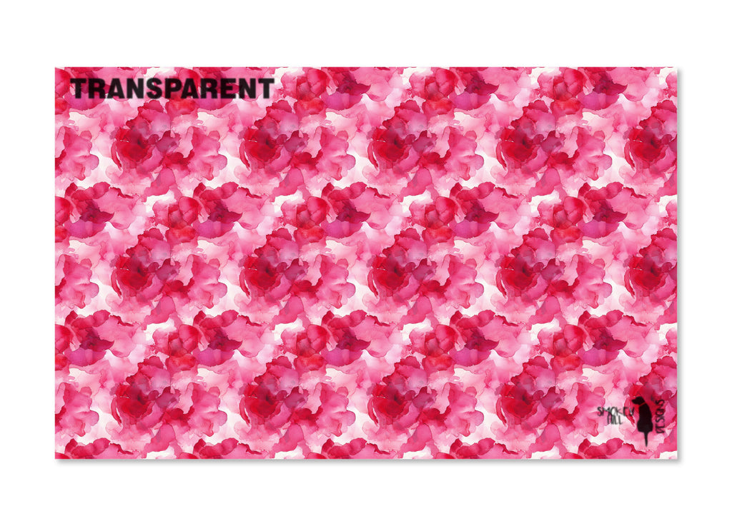 PatternPly® Transparent Abstract Hot Pink Blooms product photo 2