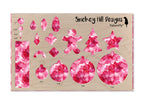 PatternPly® Transparent Abstract Hot Pink Blooms product photo 3