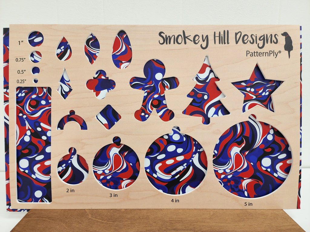 PatternPly® Full Coverage Abstract Patriotic product photo 2