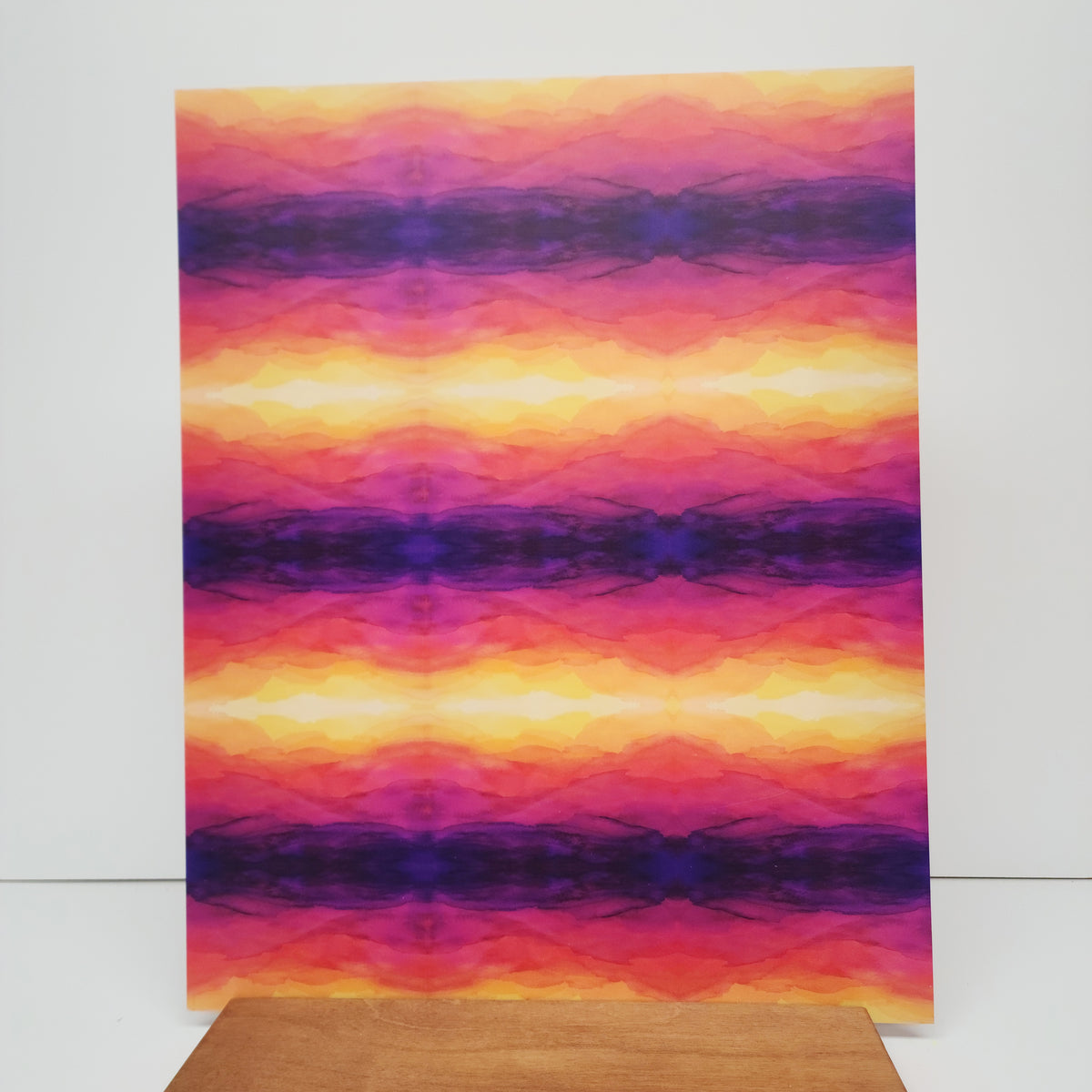 PatternPly® 19x24" Abstract Sunrise Sunset Original Scale sheet showing the pattern