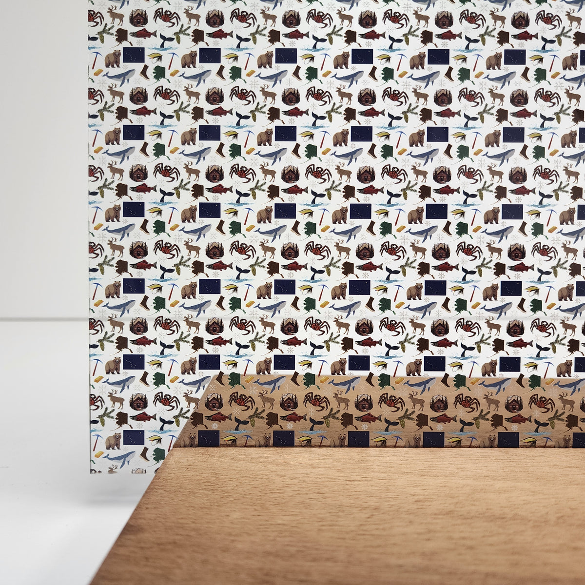 PatternPly® Scattered Alaska Icons sheet showing the pattern
