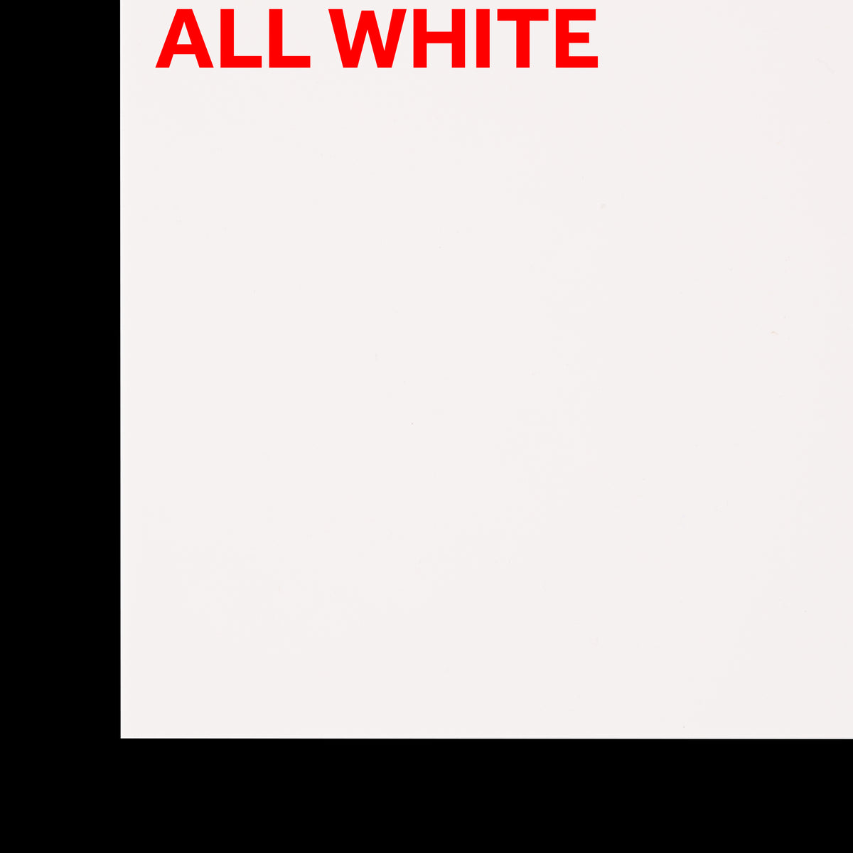 1/4" White Acrylic Gloss / Gloss