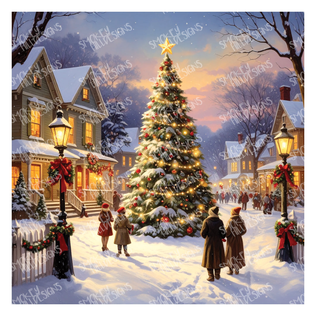 PatternPly® Full Coverage Americana Christmas Tree