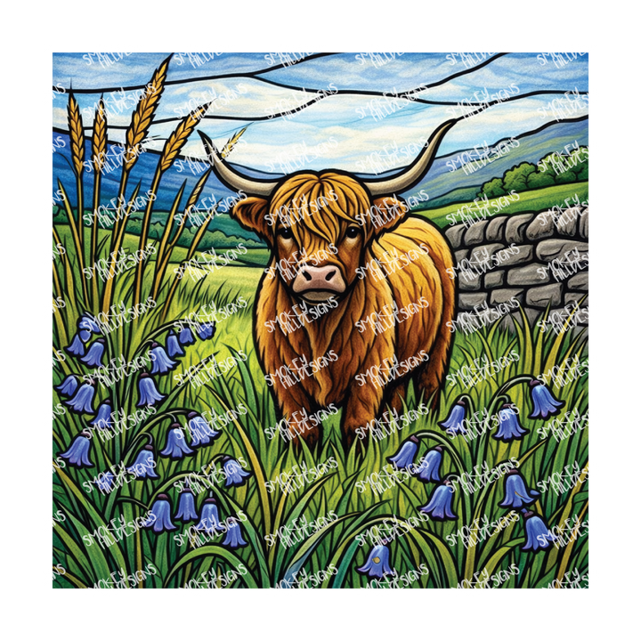 PatternPly® Transparent Animals and Wildlife Volume 1 Highland Cows  10