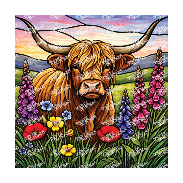 PatternPly® Transparent Animals and Wildlife Volume 1 Highland Cows  11