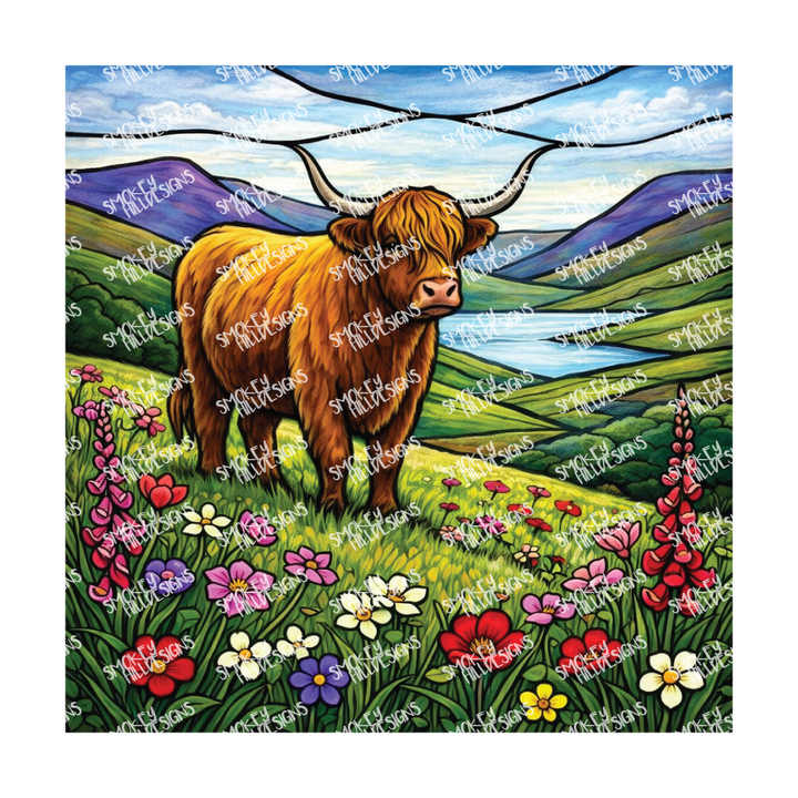 PatternPly® Full Coverage Animals and Wildlife Volume 1 Highland Cows 12