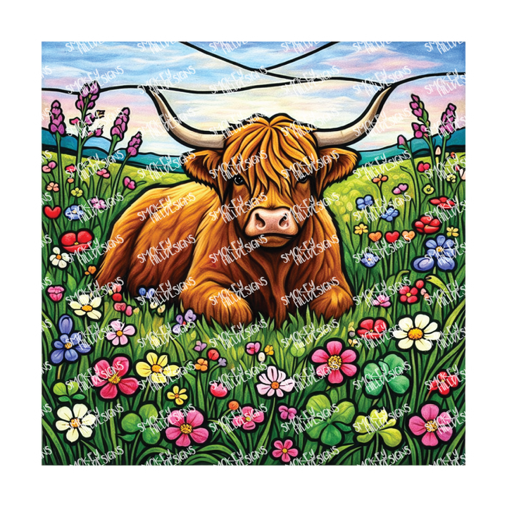 PatternPly® Full Coverage Animals and Wildlife Volume 1 Highland Cows 13