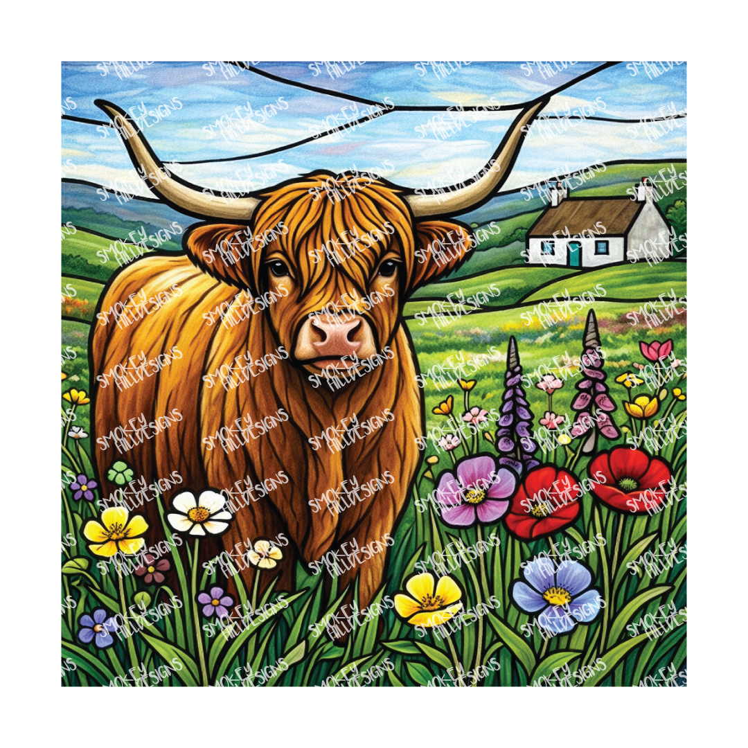 PatternPly® Full Coverage Animals and Wildlife Volume 1 Highland Cows 15