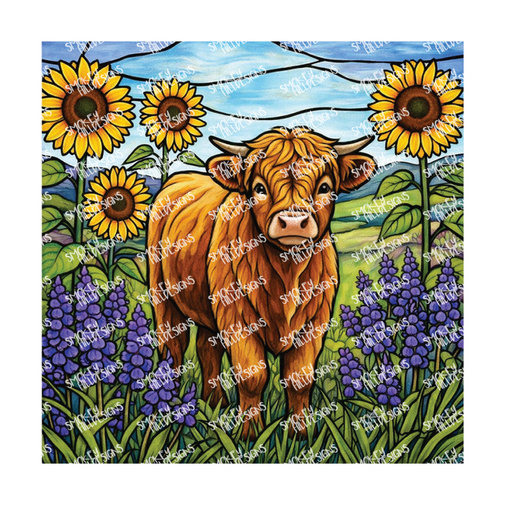 PatternPly® Transparent Animals and Wildlife Volume 1 Highland Cows  22