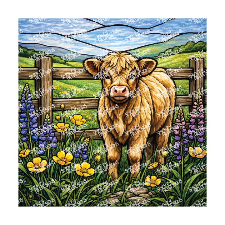 PatternPly® Full Coverage Animals and Wildlife Volume 1 Highland Cows 23