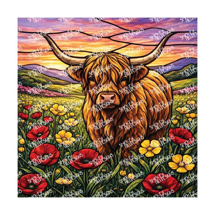 PatternPly® Transparent Animals and Wildlife Volume 1 Highland Cows  25