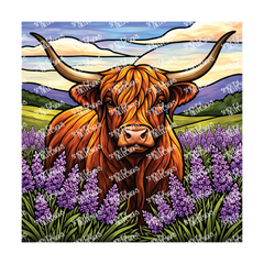 PatternPly® Full Coverage Animals and Wildlife Volume 1 Highland Cows 2