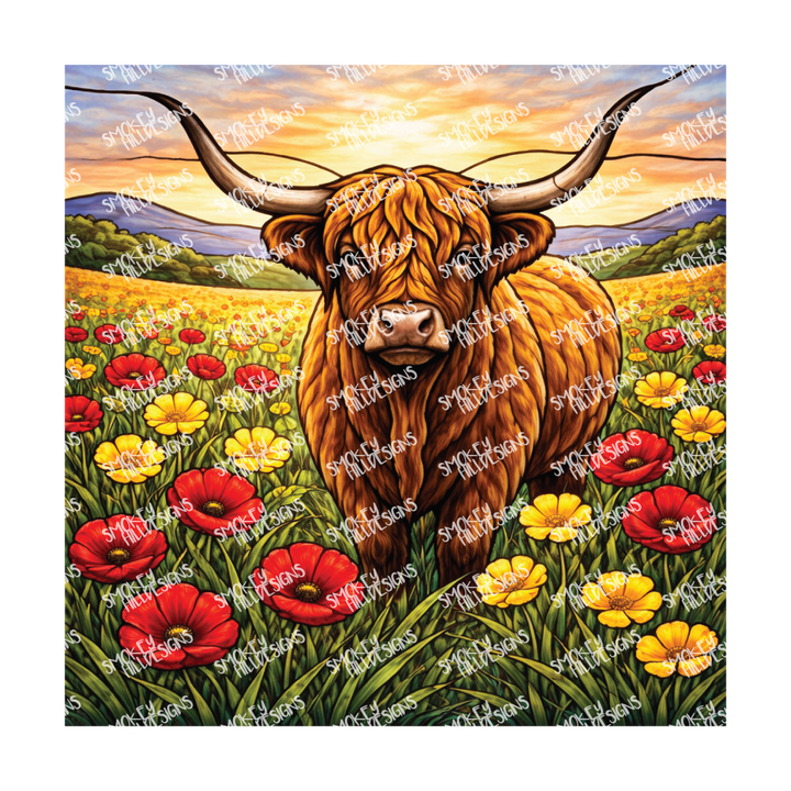 PatternPly® Transparent Animals and Wildlife Volume 1 Highland Cows  32