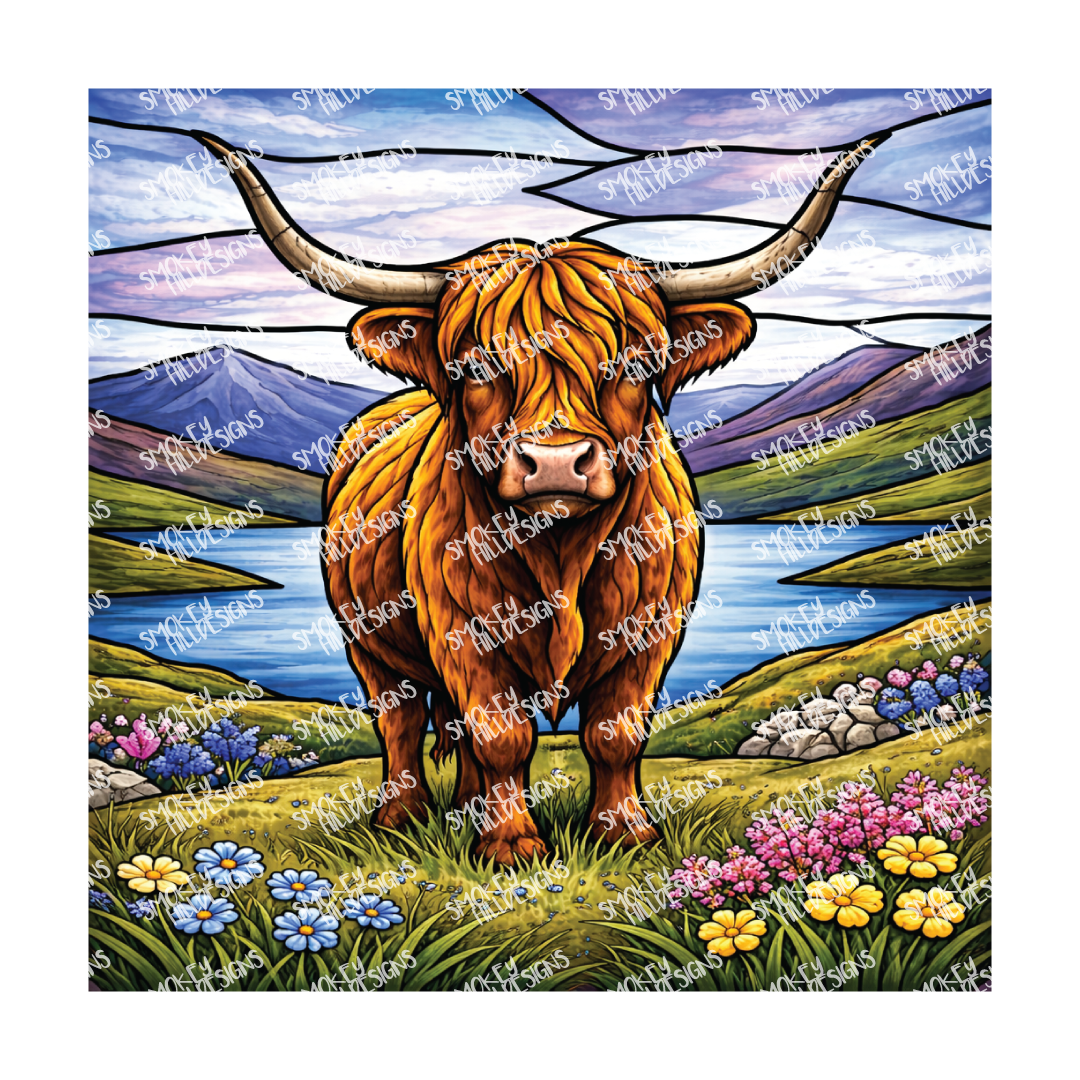 PatternPly® Full Coverage Animals and Wildlife Volume 1 Highland Cows 3