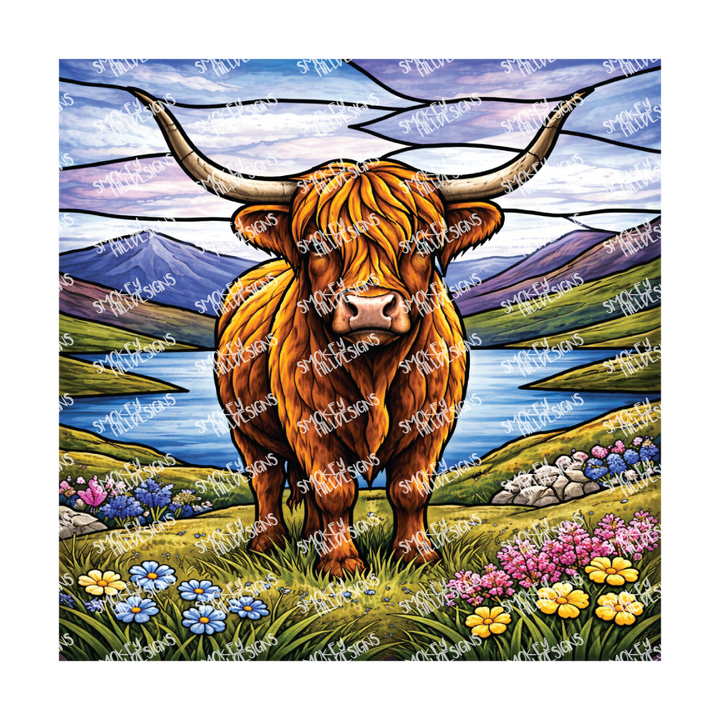 PatternPly® Full Coverage Animals and Wildlife Volume 1 Highland Cows 3