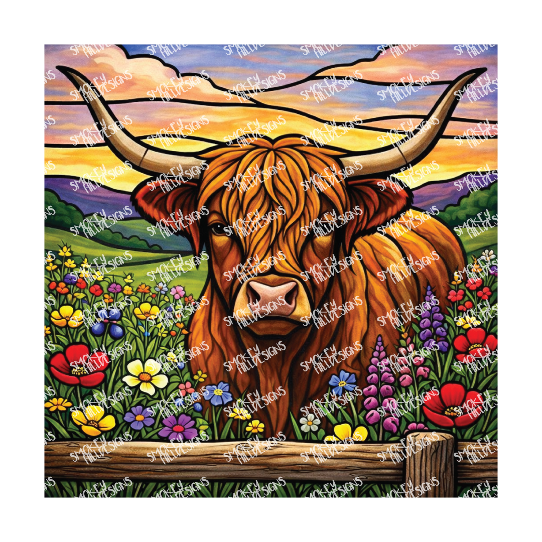 PatternPly® Full Coverage Animals and Wildlife Volume 1 Highland Cows 4