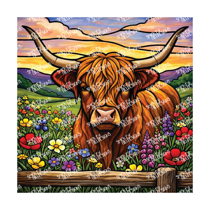 PatternPly® Full Coverage Animals and Wildlife Volume 1 Highland Cows 4