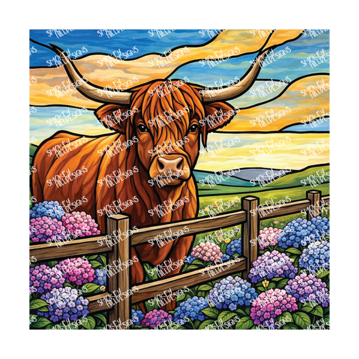 PatternPly® Full Coverage Animals and Wildlife Volume 1 Highland Cows 6
