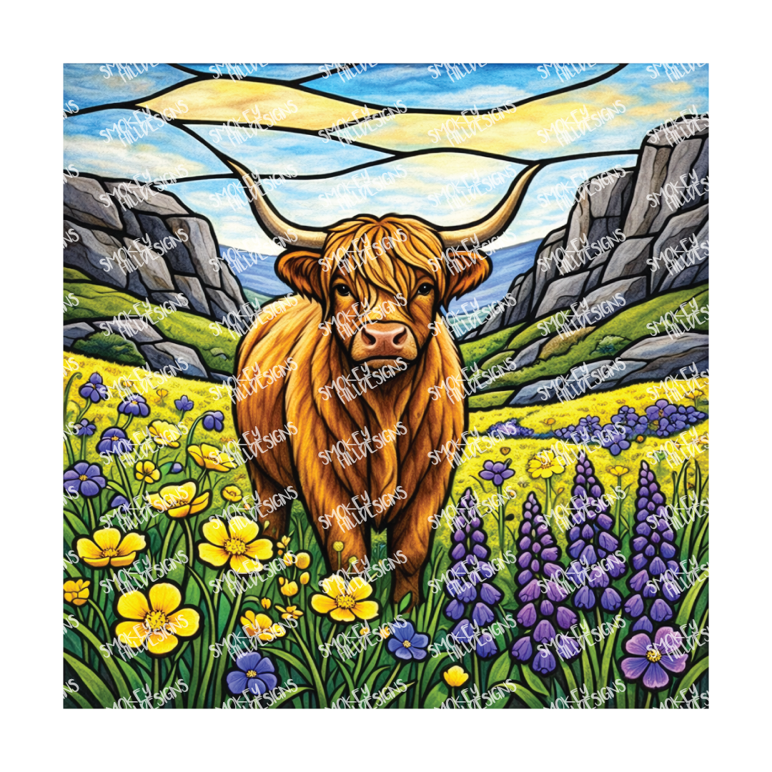 PatternPly® Full Coverage Animals and Wildlife Volume 1 Highland Cows 9