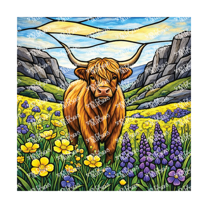 PatternPly® Full Coverage Animals and Wildlife Volume 1 Highland Cows 9