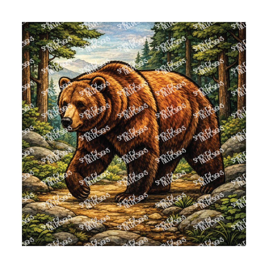PatternPly® Transparent Animals and Wildlife Volume 2 Wildlife 7 art scene artwork