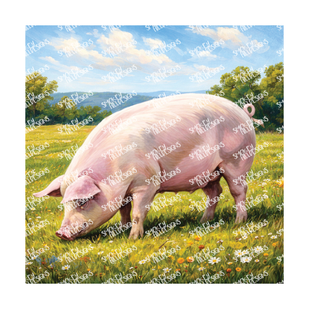 PatternPly® Transparent Animals and Wildlife Volume 3 Farm Animals 3 art scene artwork