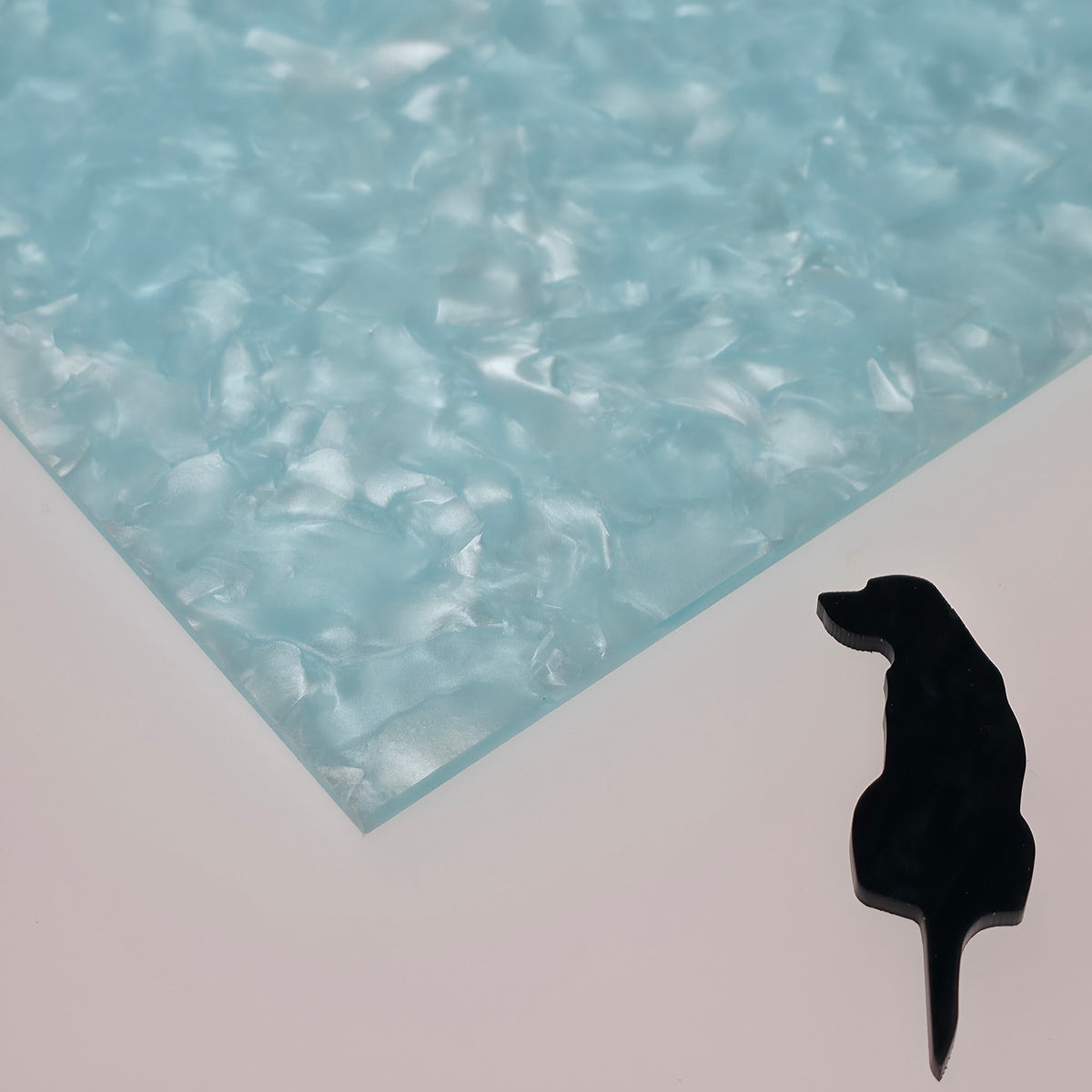Aqua Opalite Planetary Pearl acrylic sheet