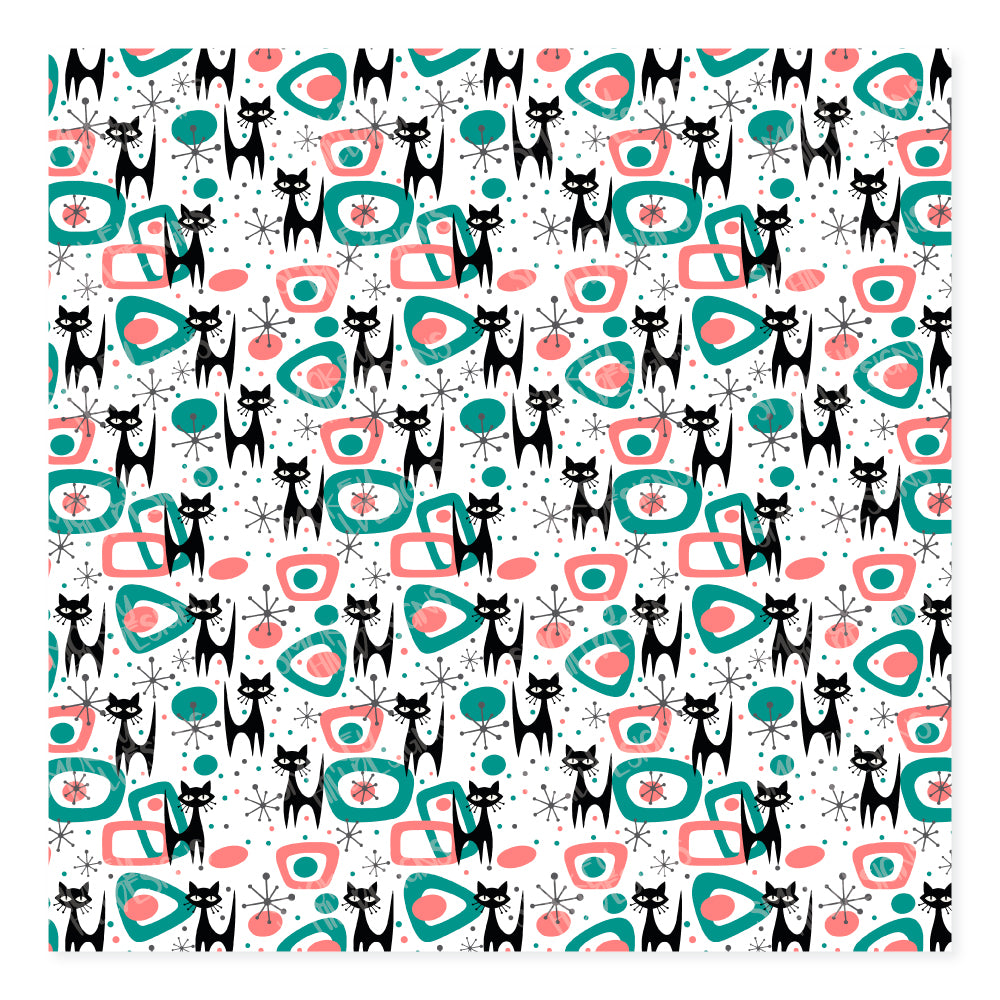 PatternPly® Scattered Atomic Cats