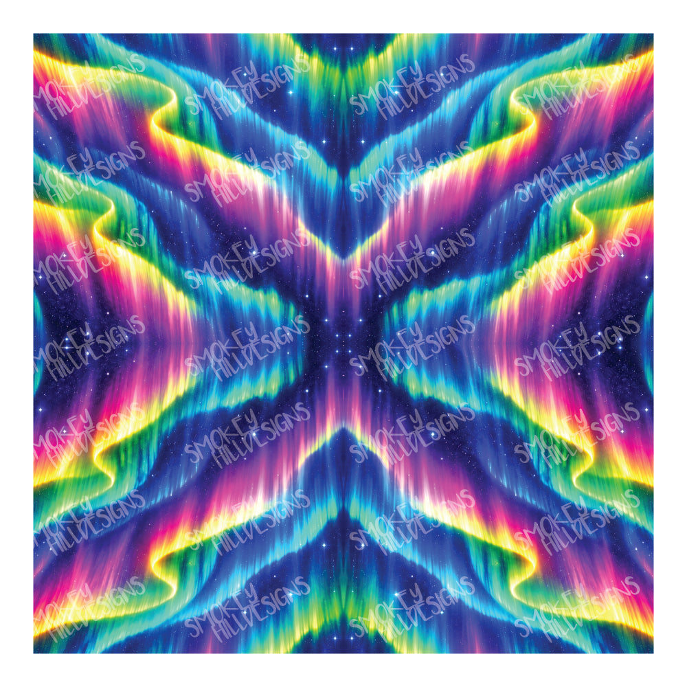 PatternPly® Transparent Aurora Nebula sheet showing the pattern