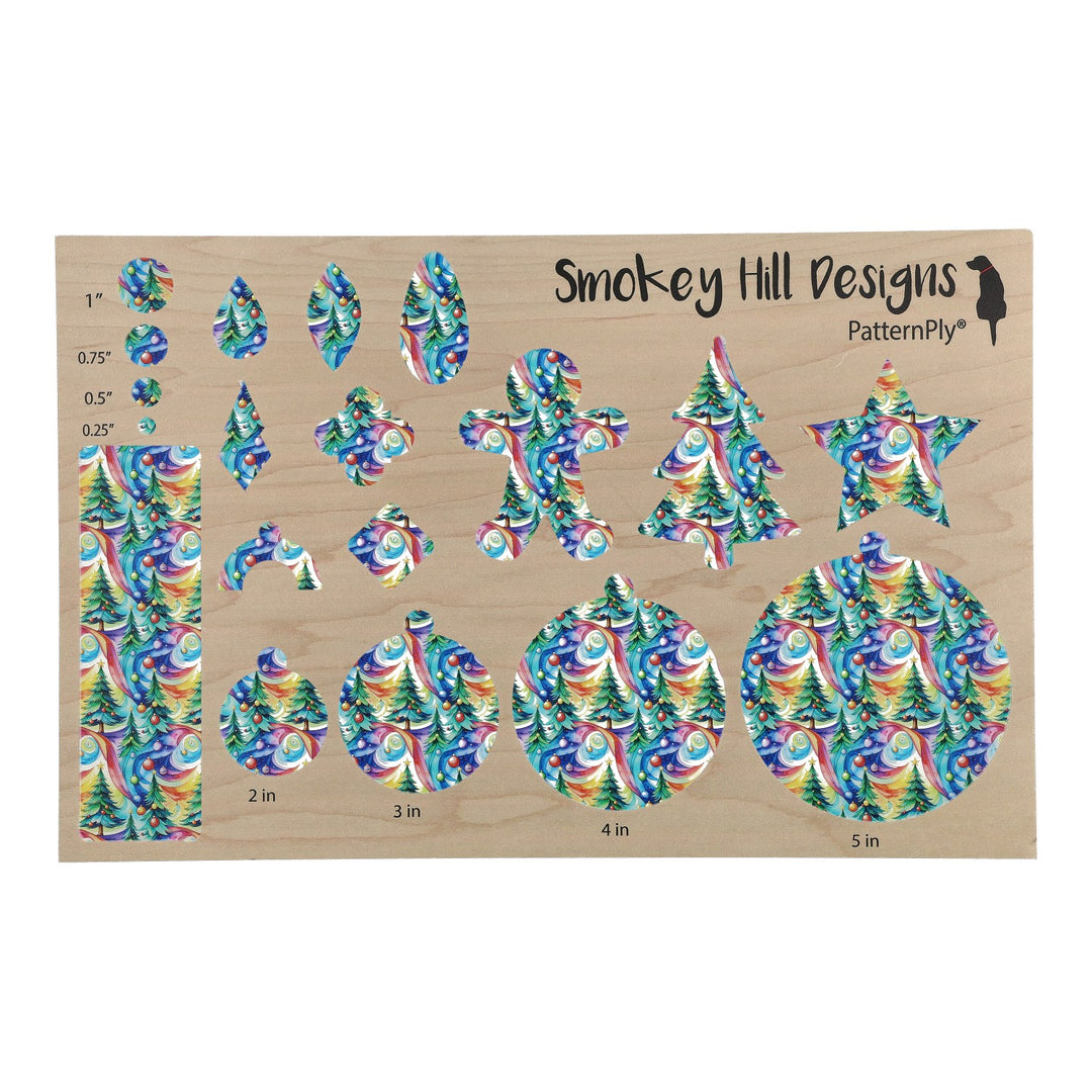 PatternPly® Transparent Aurora Pines LARGE