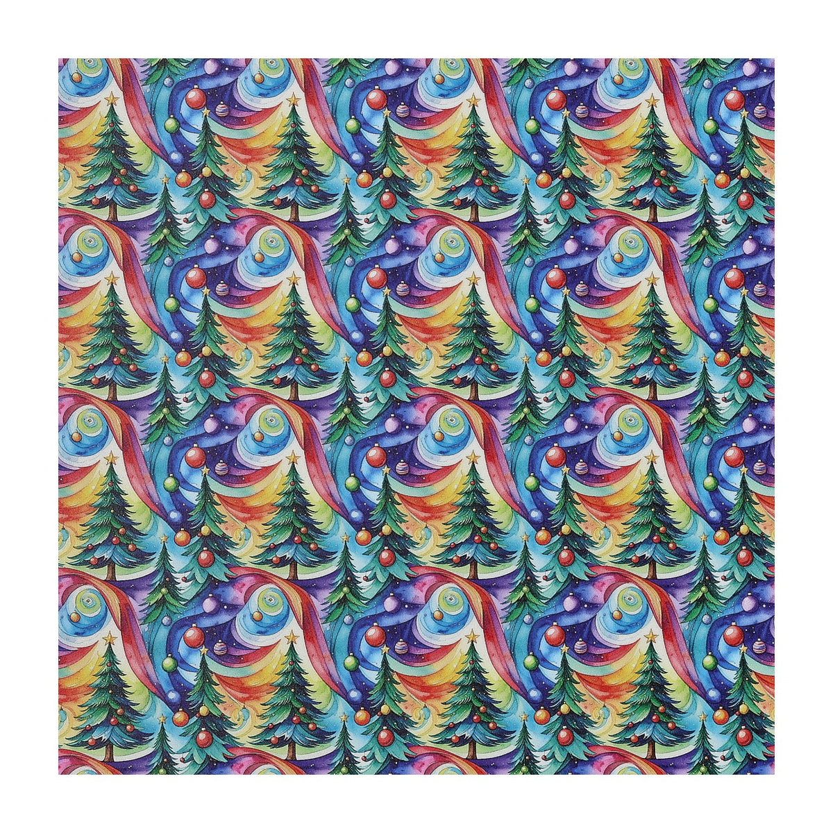 PatternPly® Full Coverage Aurora Pines LARGE sheet showing the pattern