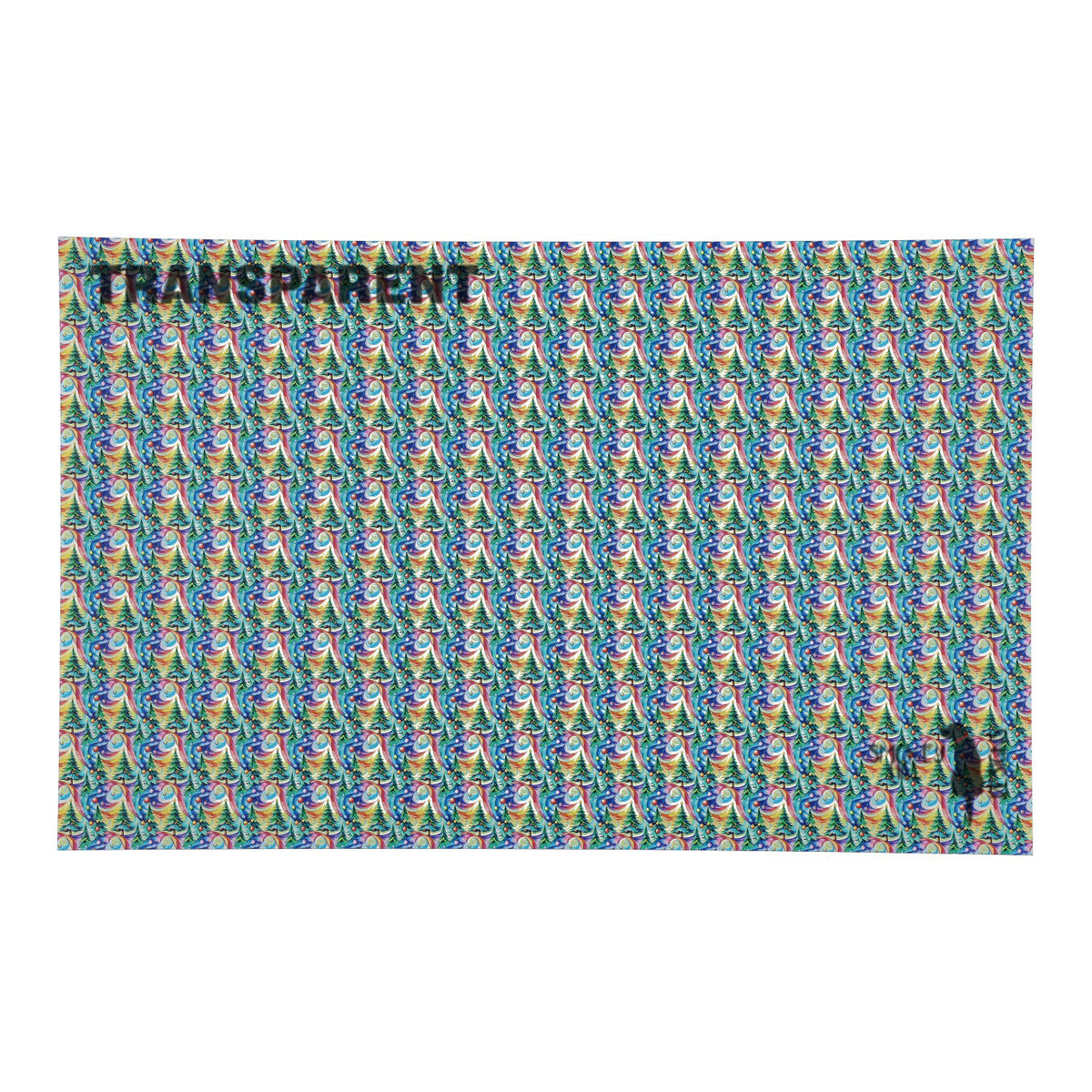 PatternPly® Transparent Aurora Pines sheet showing the pattern