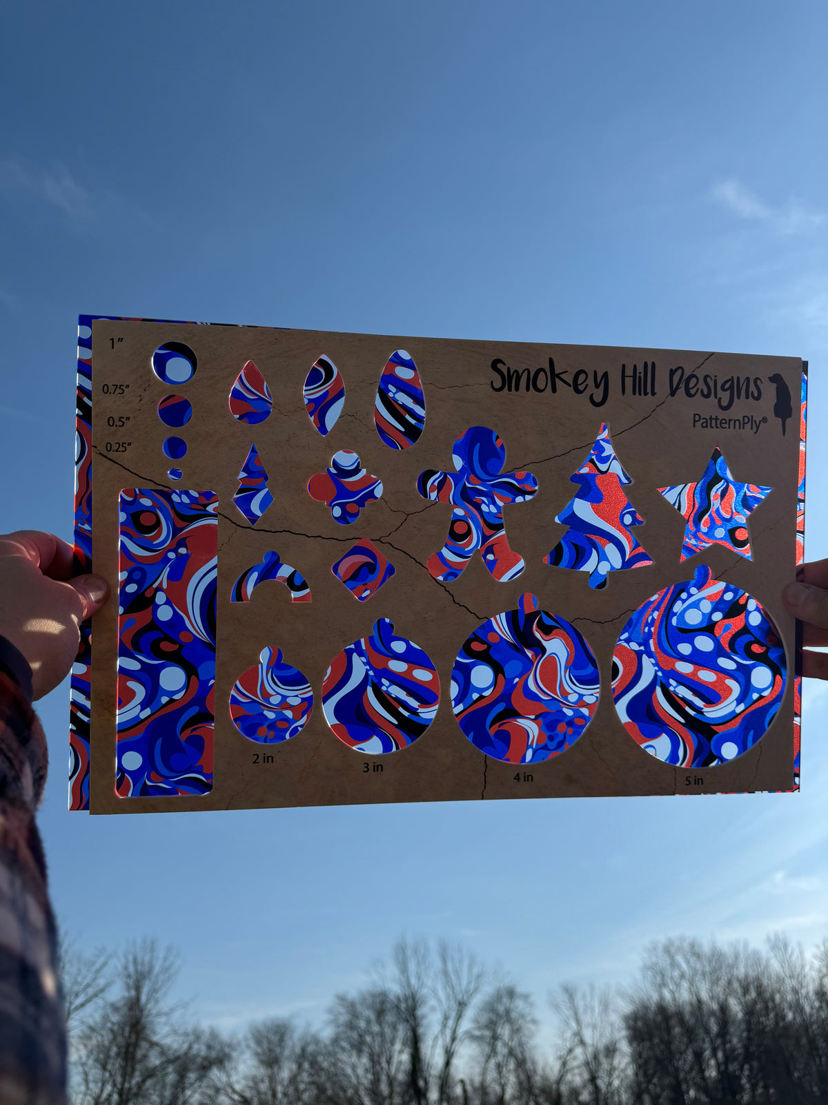 PatternPly® Transparent Abstract Patriotic product photo 2
