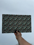 PatternPly® Transparent Pine Needles and Pinecones sheet showing the pattern