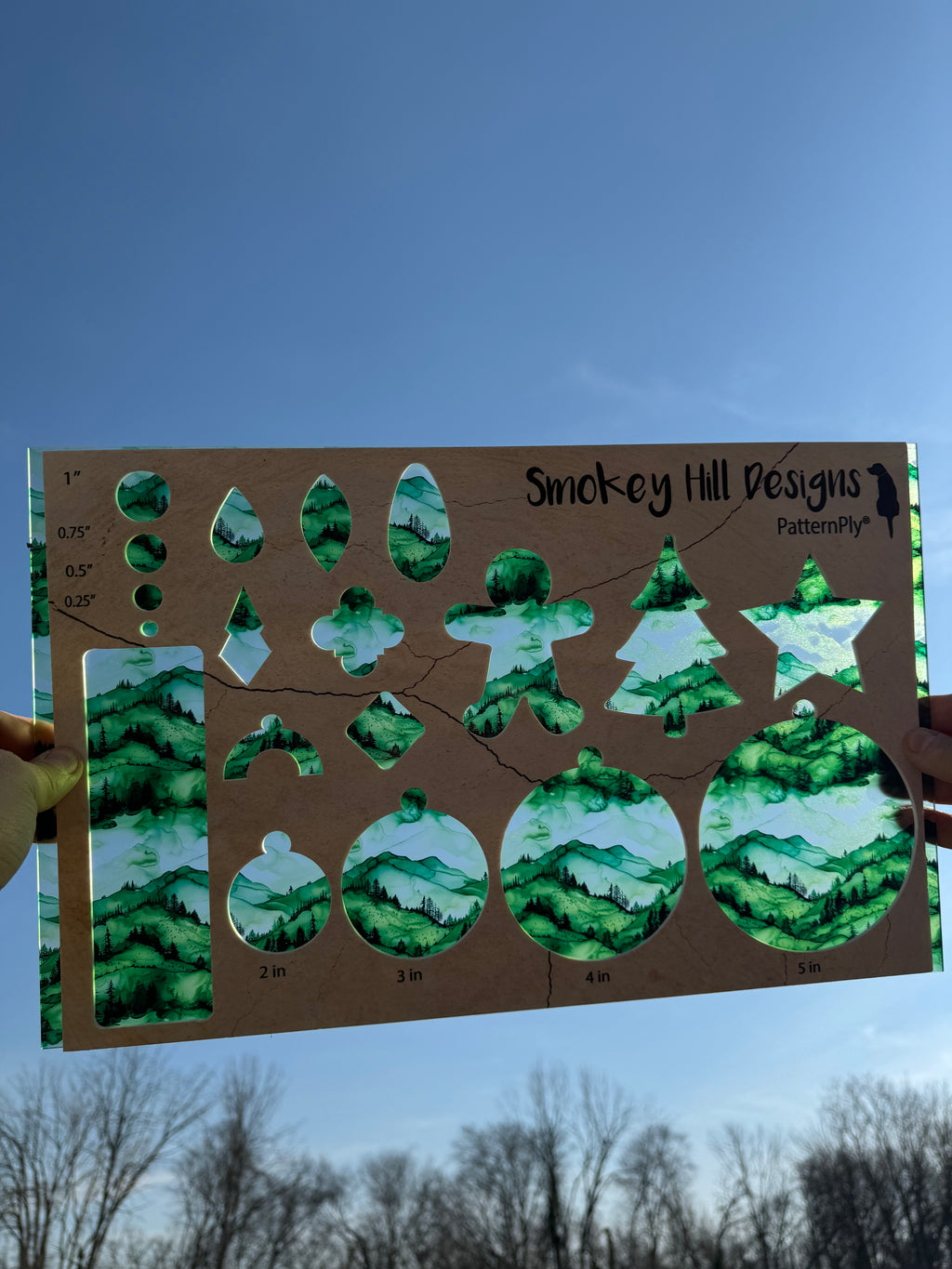 PatternPly® Transparent Green Hillside product photo 2