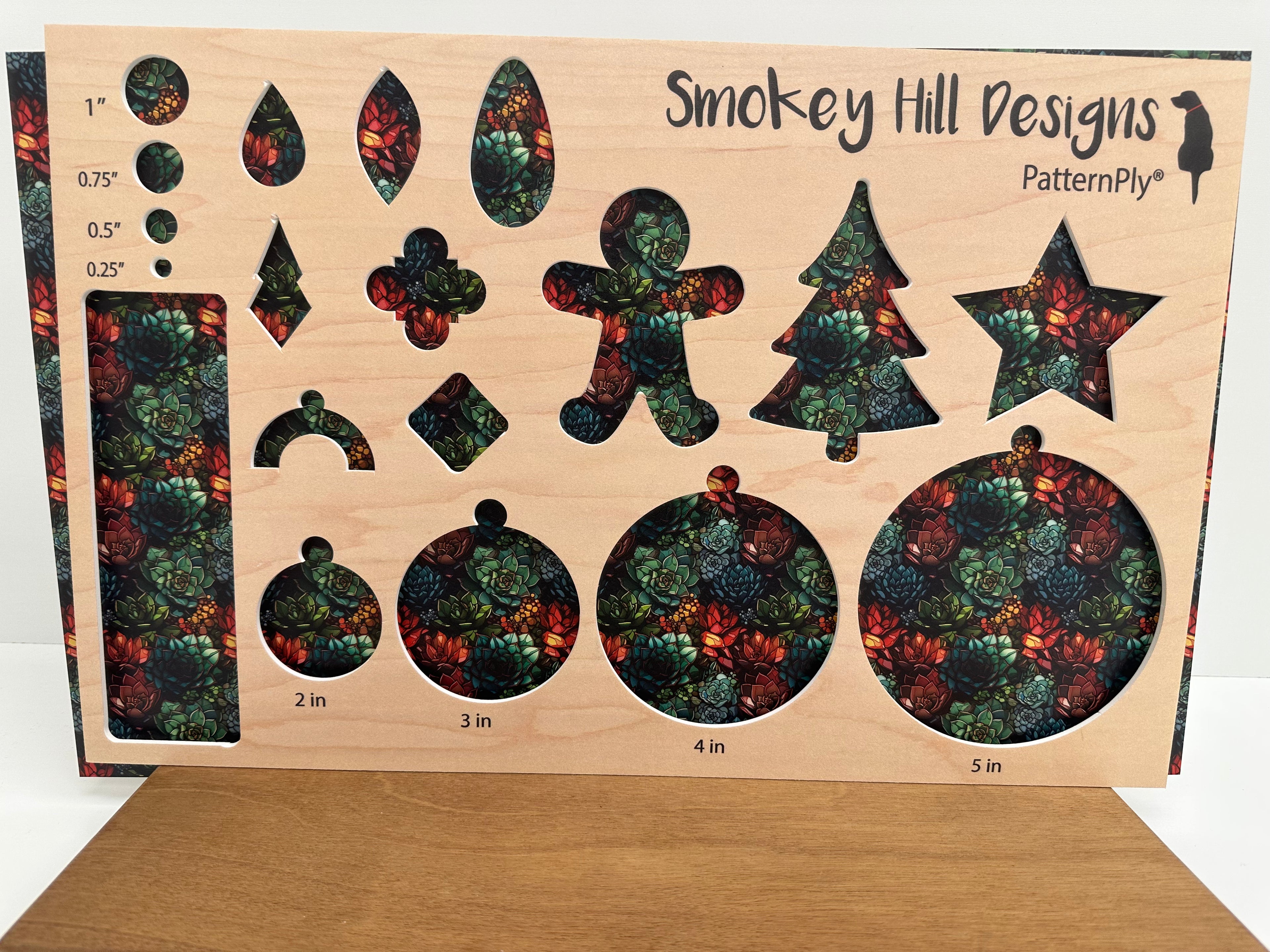 PatternPly® Full Coverage Succulent Stained Glass product photo 2