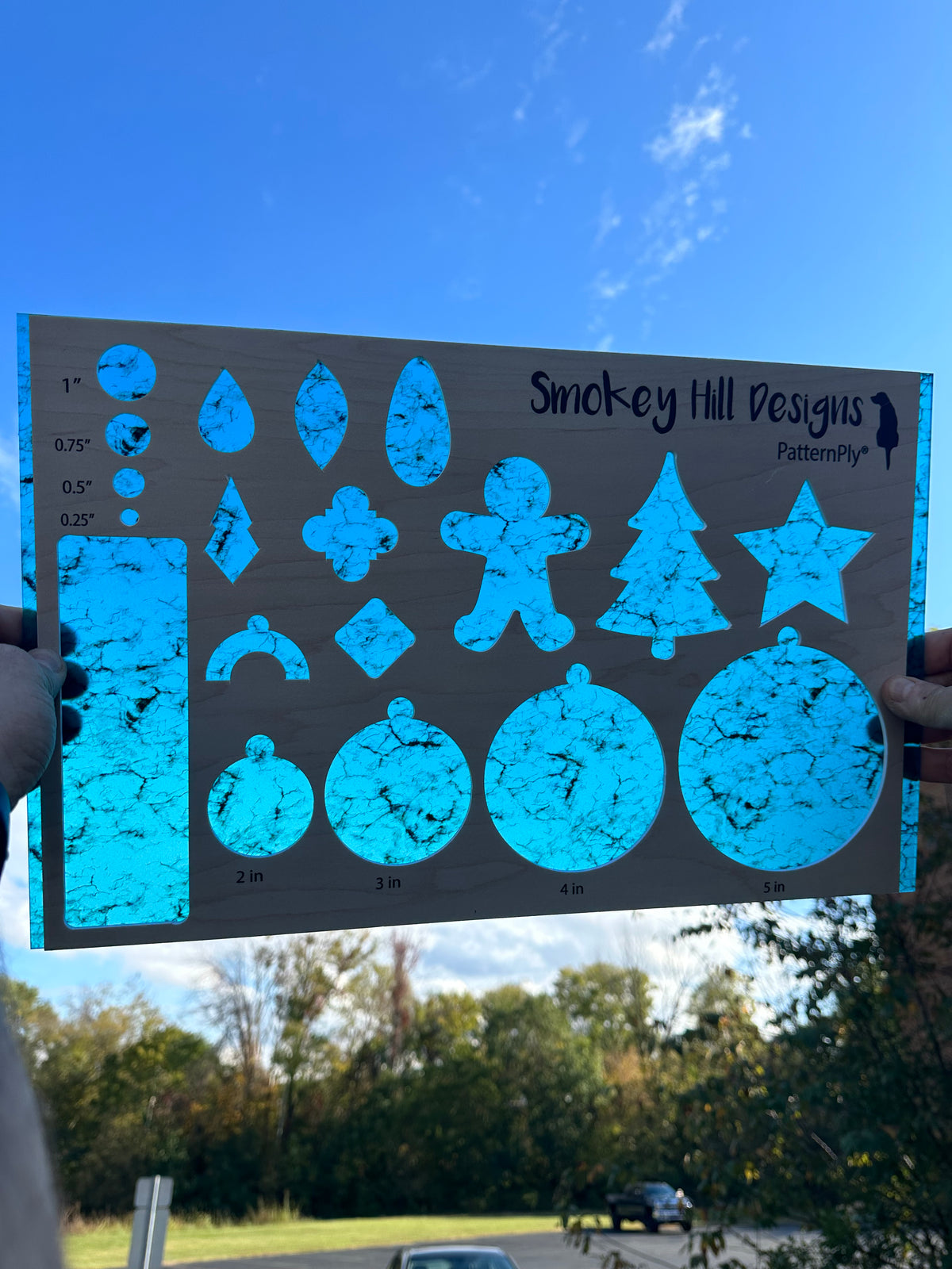 PatternPly® Transparent Turquoise sheet showing the pattern