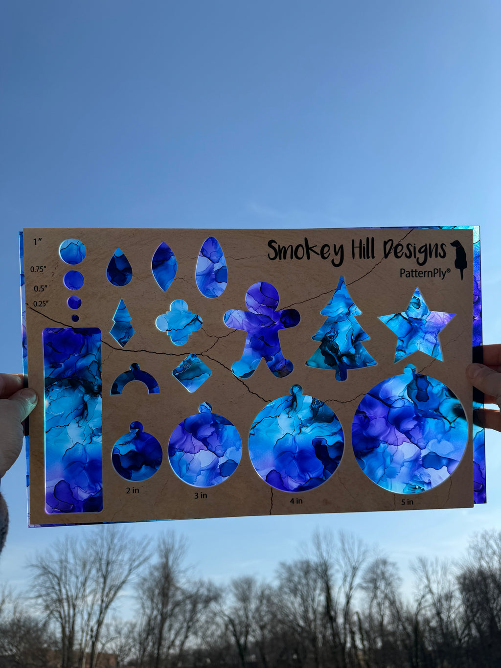 PatternPly® Transparent Teal and Purple Ink product photo 2