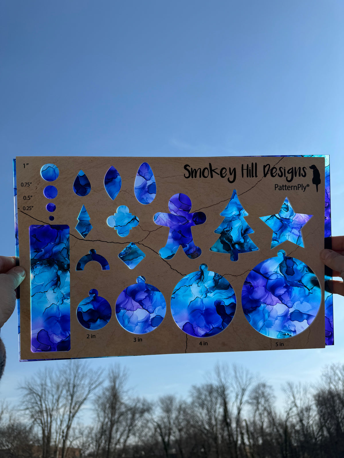 PatternPly® Transparent Teal and Purple Ink product photo 2