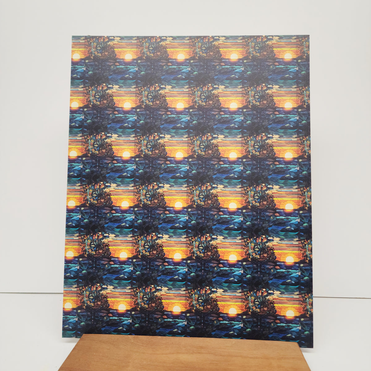 PatternPly® 19x24" Beachy Sunrise Original Scale sheet showing the pattern