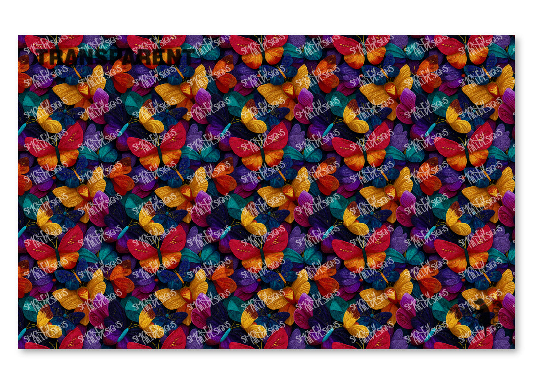PatternPly® Transparent Beaded Butterflies