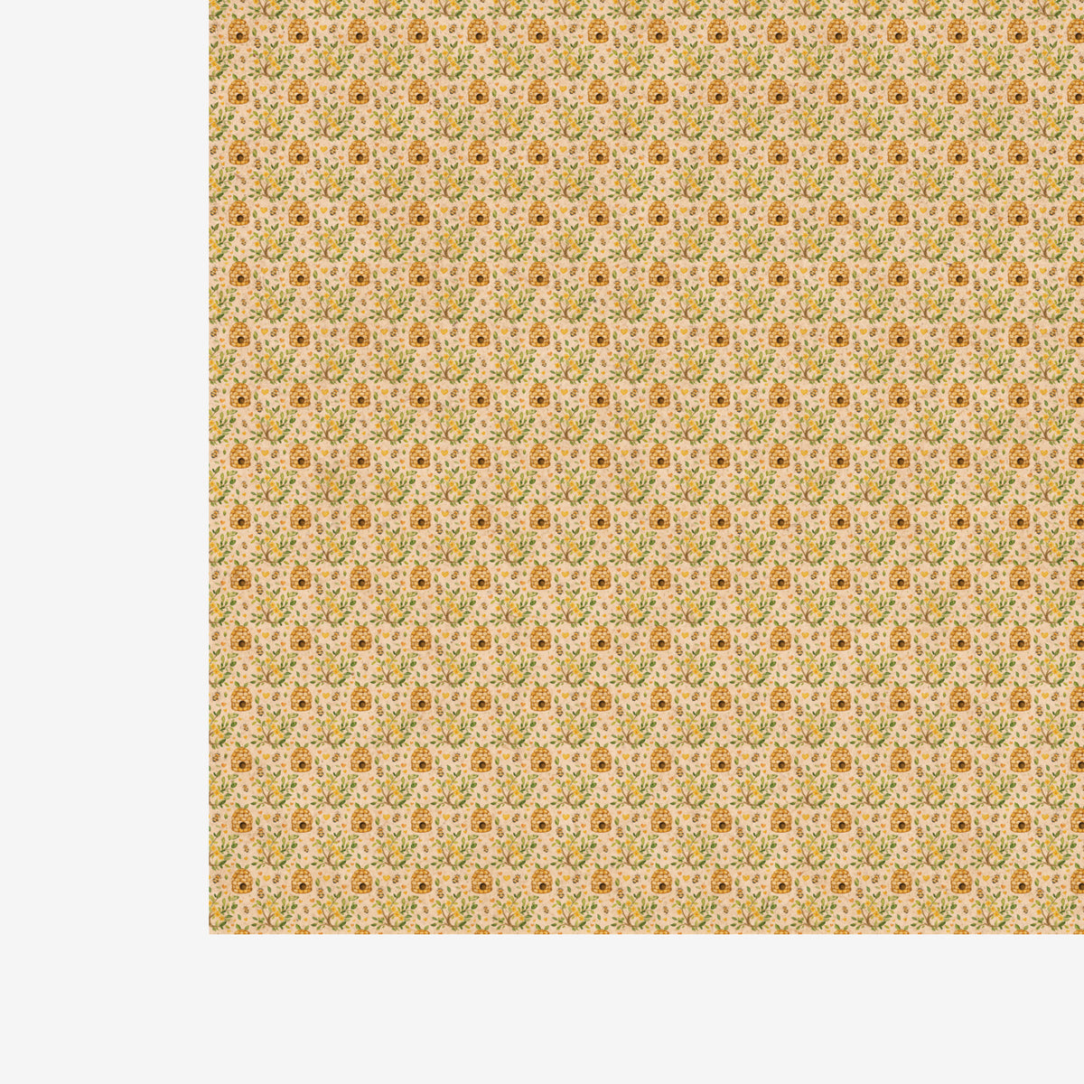 PatternPly® Naturals Bee Hives Mini sheet showing the pattern