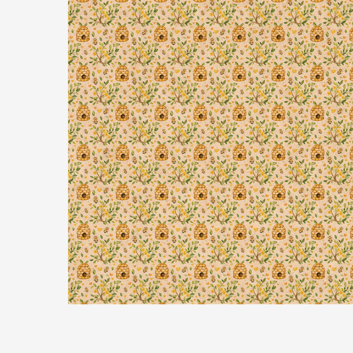PatternPly® Naturals Bee Hives sheet showing the pattern