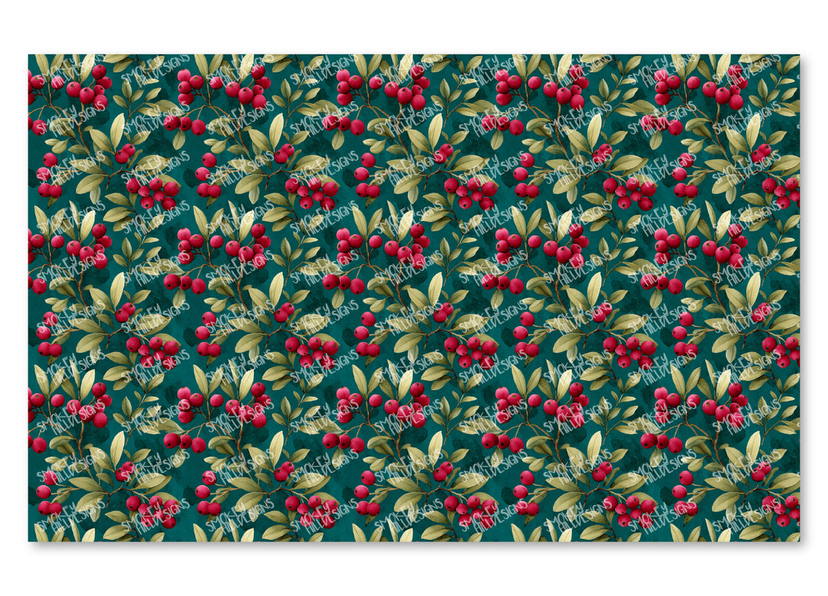 PatternPly® Full Coverage Berry Christmas product photo 2
