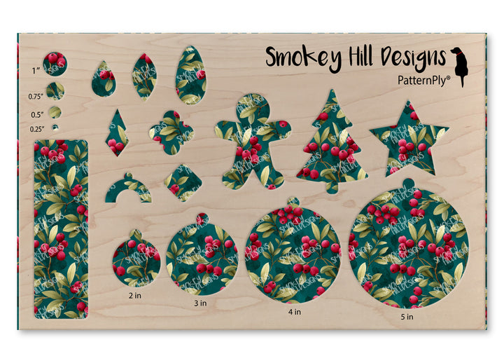 PatternPly® Full Coverage Berry Christmas