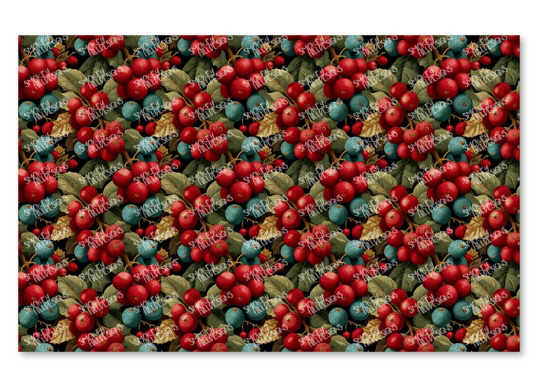 PatternPly® Transparent Berry Mosaic