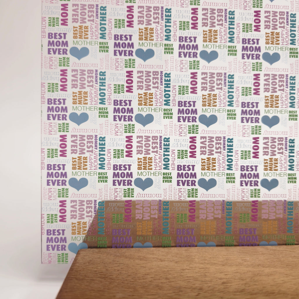PatternPly® Scattered Best Mom Ever sheet showing the pattern